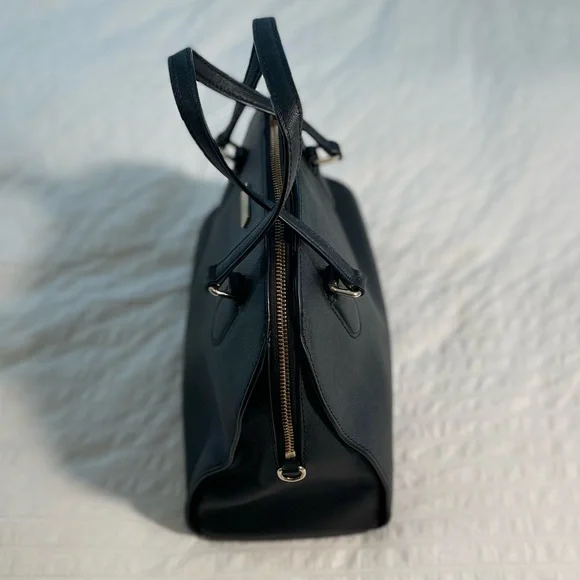 Kate Spade Reiley Laurel Way Black Satchel Purse - Picture 6 of 16